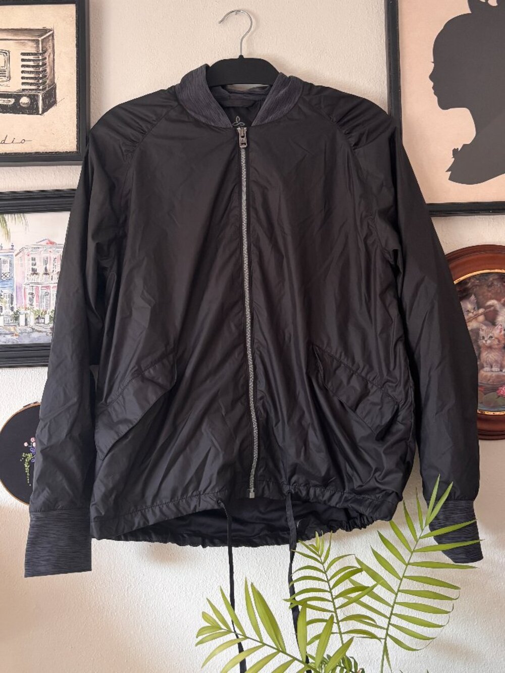 Lightweight Black Athletic Jacket